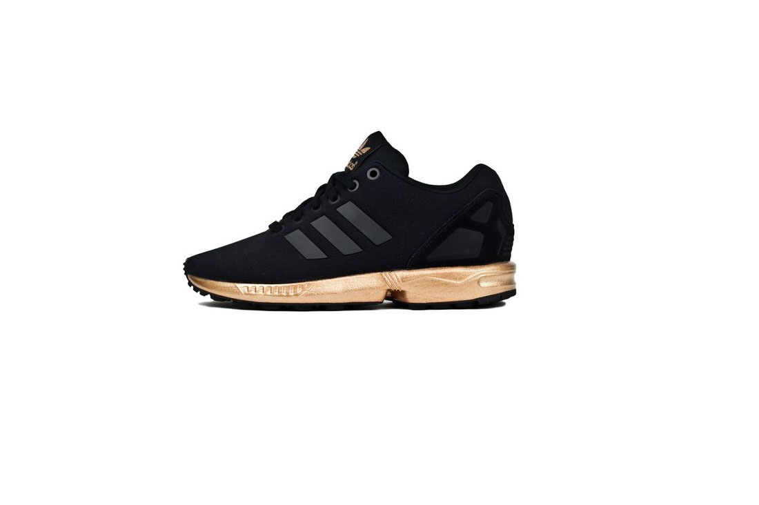 adidas zx flux noir et rose or